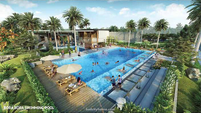 Bora Bora Club — area sosial dan olahraga